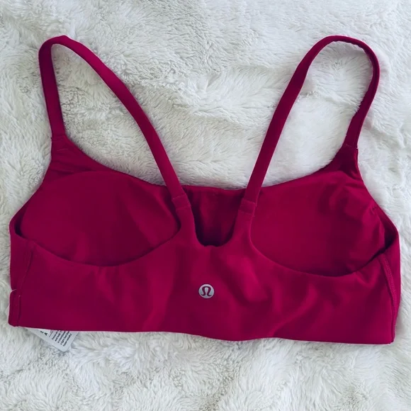 NWT Lululemon Wunder Train Strappy Racer Bra, Passionate Pink, 8, A/B - Picture 4 of 7